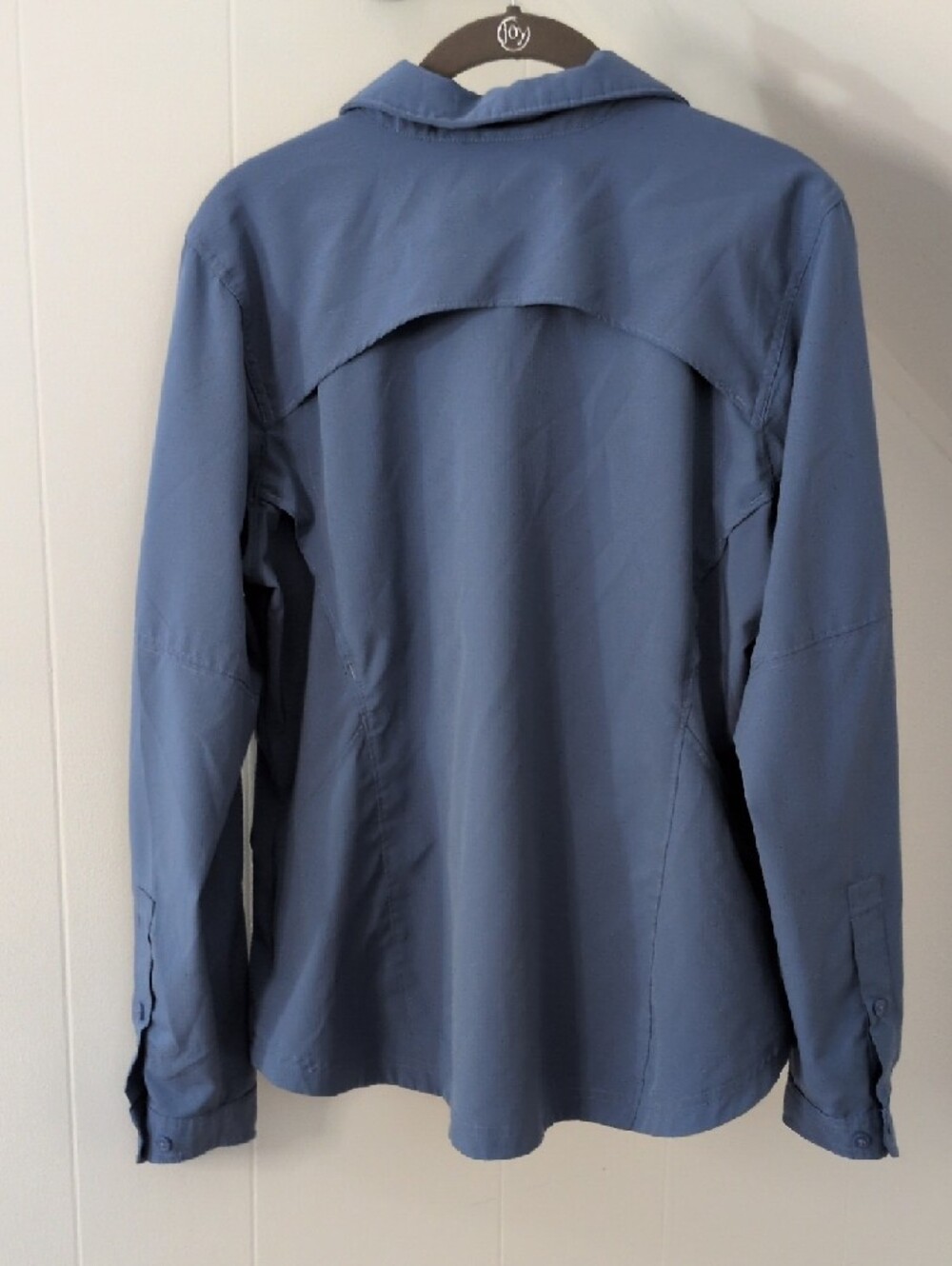 Columbia Women's Slate Blue Long-Sleeve Button Front Shirt - Picture 3 of 3